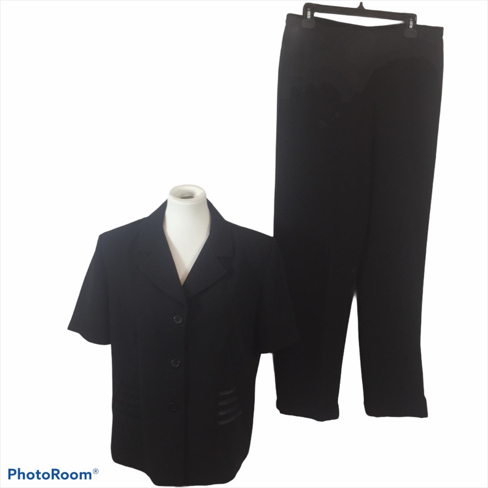 Dress Savy New York Women's Black 2pc Pant Suit